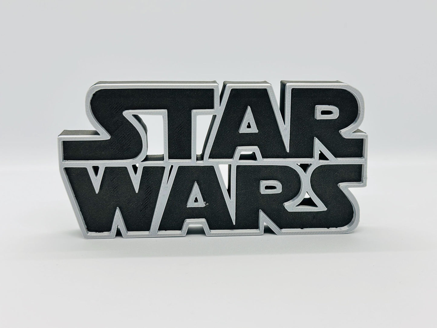 Star Wars Logo Display for Action Figures, LEGO, Funko, Comics, and More.
