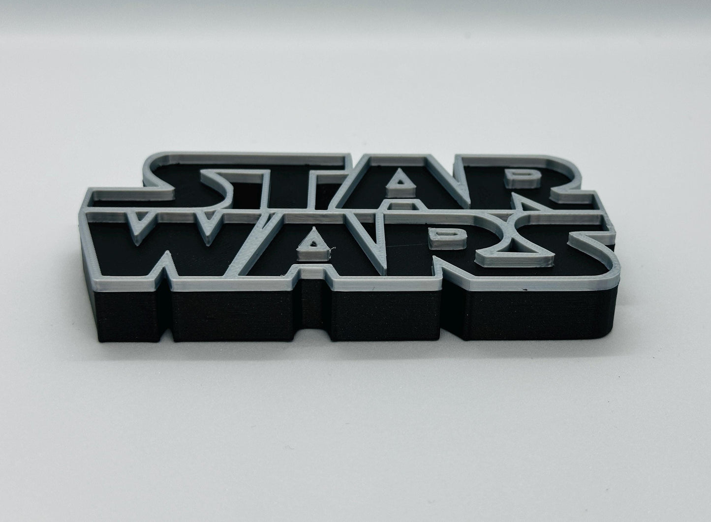 Star Wars Logo Display for Action Figures, LEGO, Funko, Comics, and More.