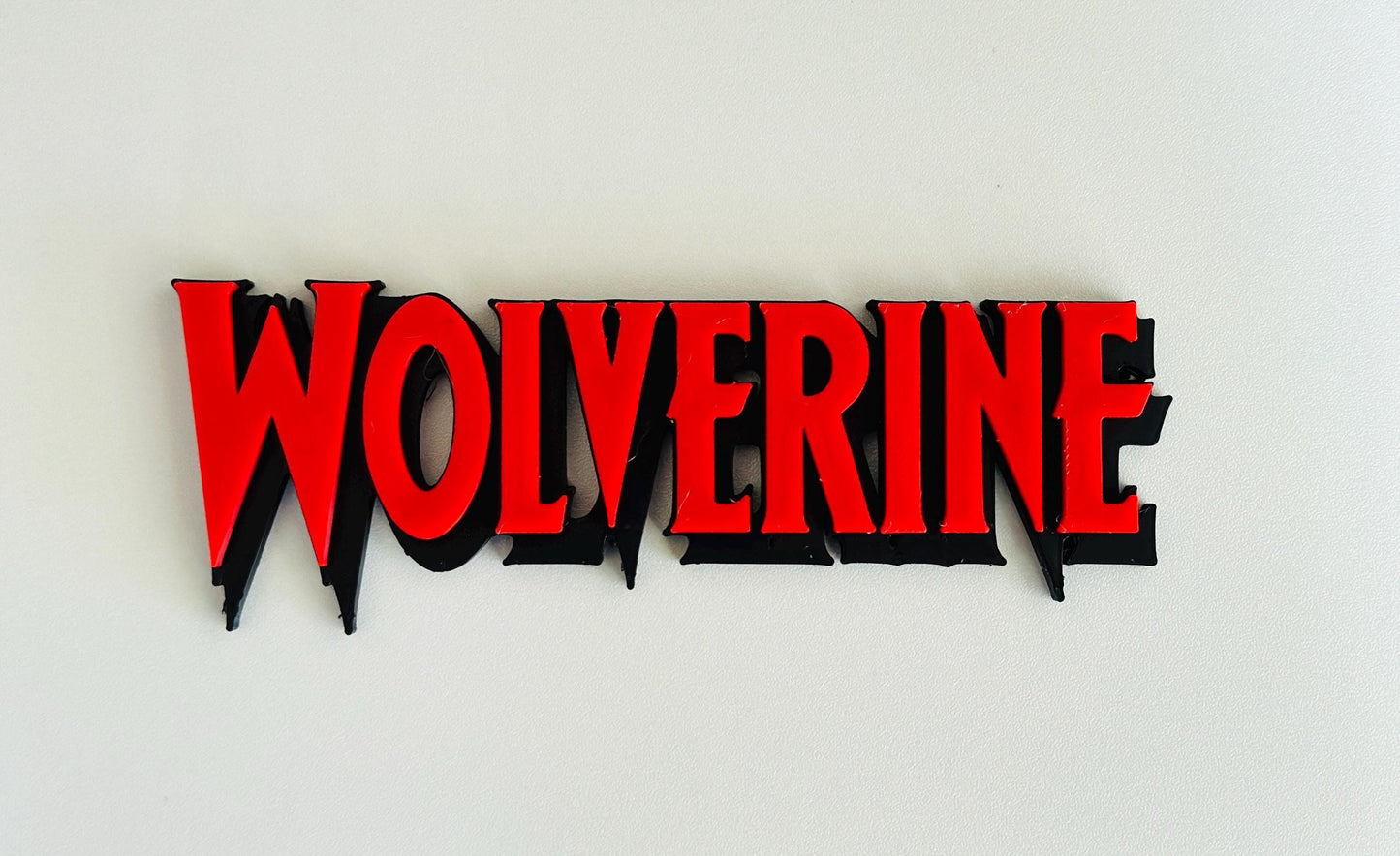 WOLVERINE 3D Logo Display Sign Board Logo. Wall mount sign. 10 or 5 inches options.