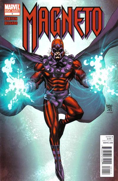 Magneto 3D +Magnetic Logo Display for Marvel Legends Action Figures, LEGO, Comics, and More.