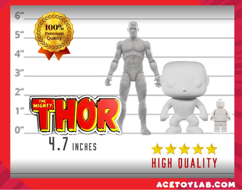 The Mighty Thor Classic 3D +Magnetic Logo Display for Marvel Legends Action Figures, LEGO, Funko, Comics, and More.