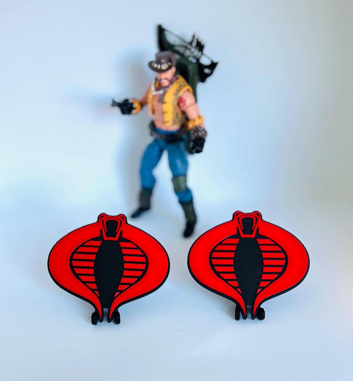 Cobra from GI Joe 3D Logo Display. + Display stand.