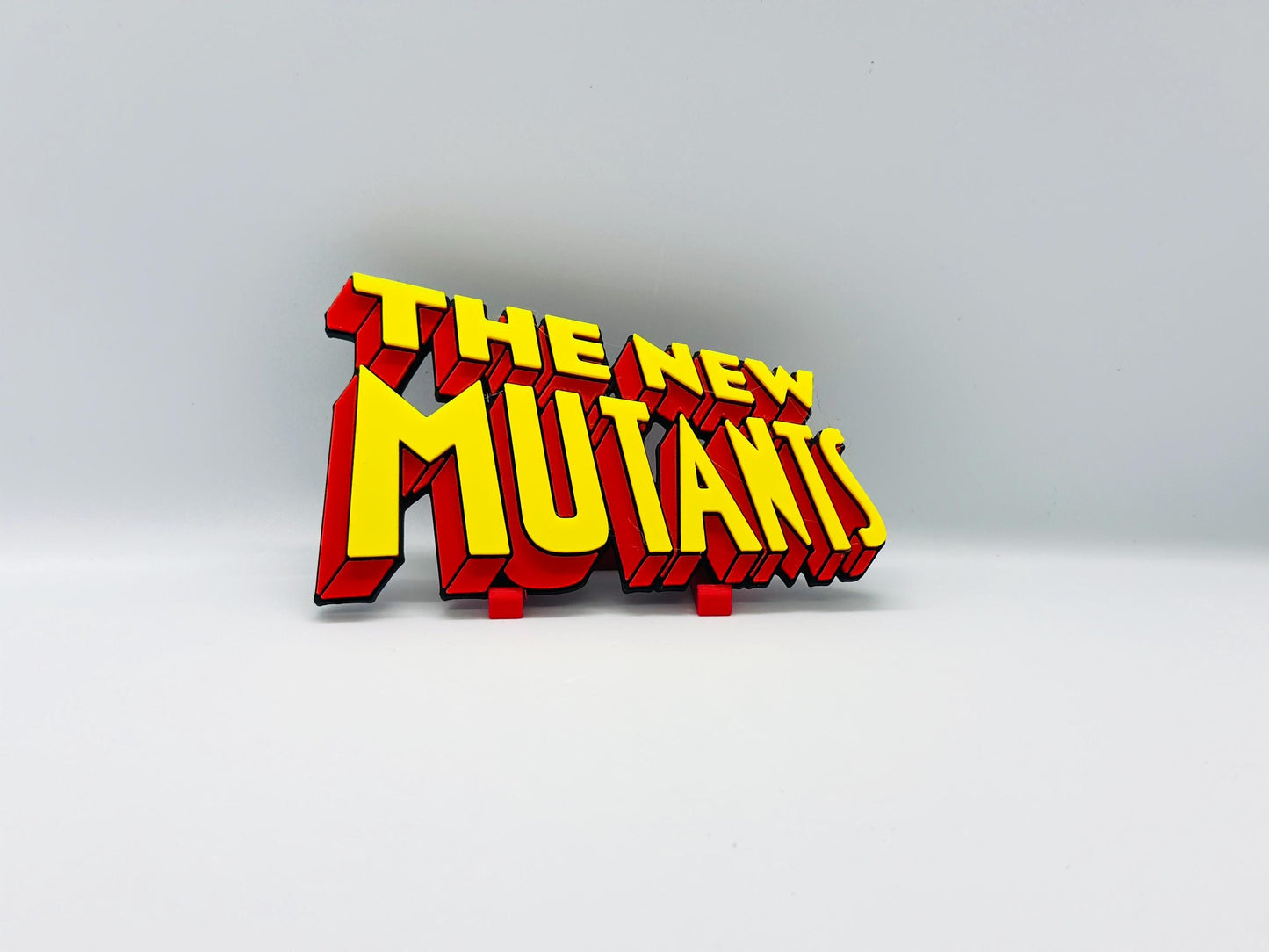 The new mutants 3D +Magnetic Logo Display for Marvel Legends X-men Action Figures, LEGO, Comics, and More.