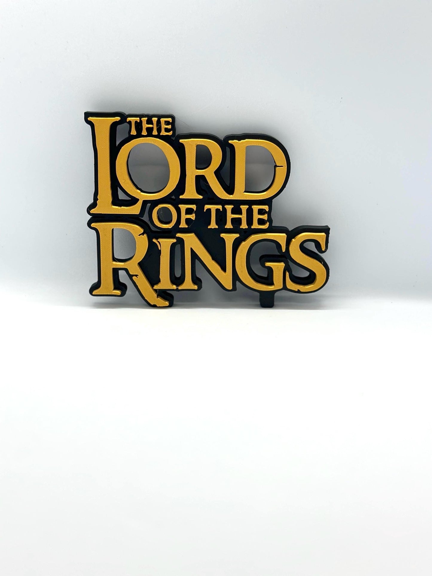 Lord of the Rings 3D Logo Display Sign Board Logo.