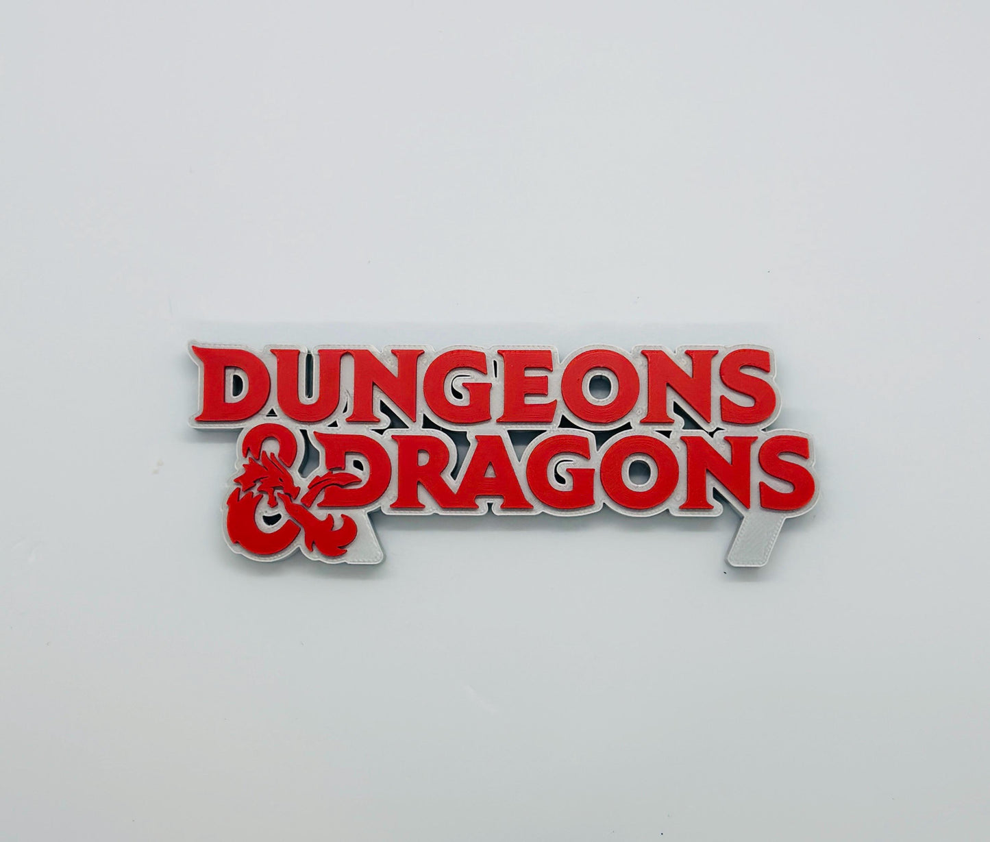 Dungeons and Dragons D&D 3D High Quality Silk Material Logo Display Sign Board Logo.