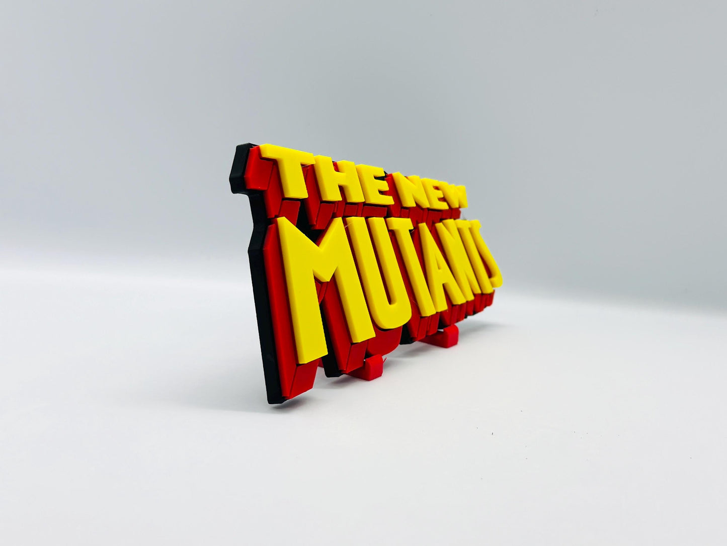 The new mutants 3D +Magnetic Logo Display for Marvel Legends X-men Action Figures, LEGO, Comics, and More.