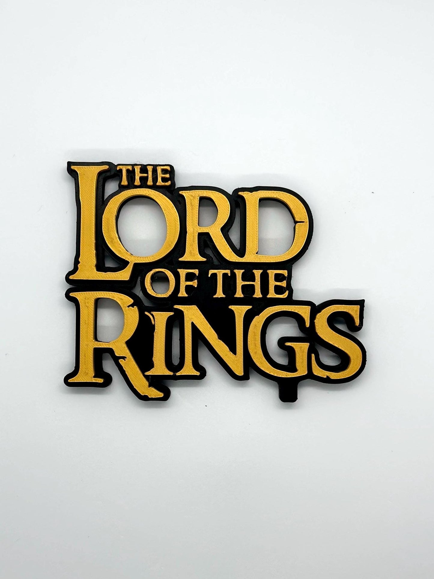 Lord of the Rings 3D Logo Display Sign Board Logo.