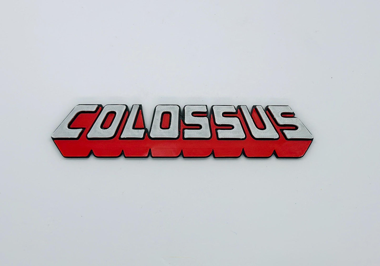 Colossus XMEN 3D Logo Display for Marvel Legends Action Figures, LEGO, Comics, and More. +Stand