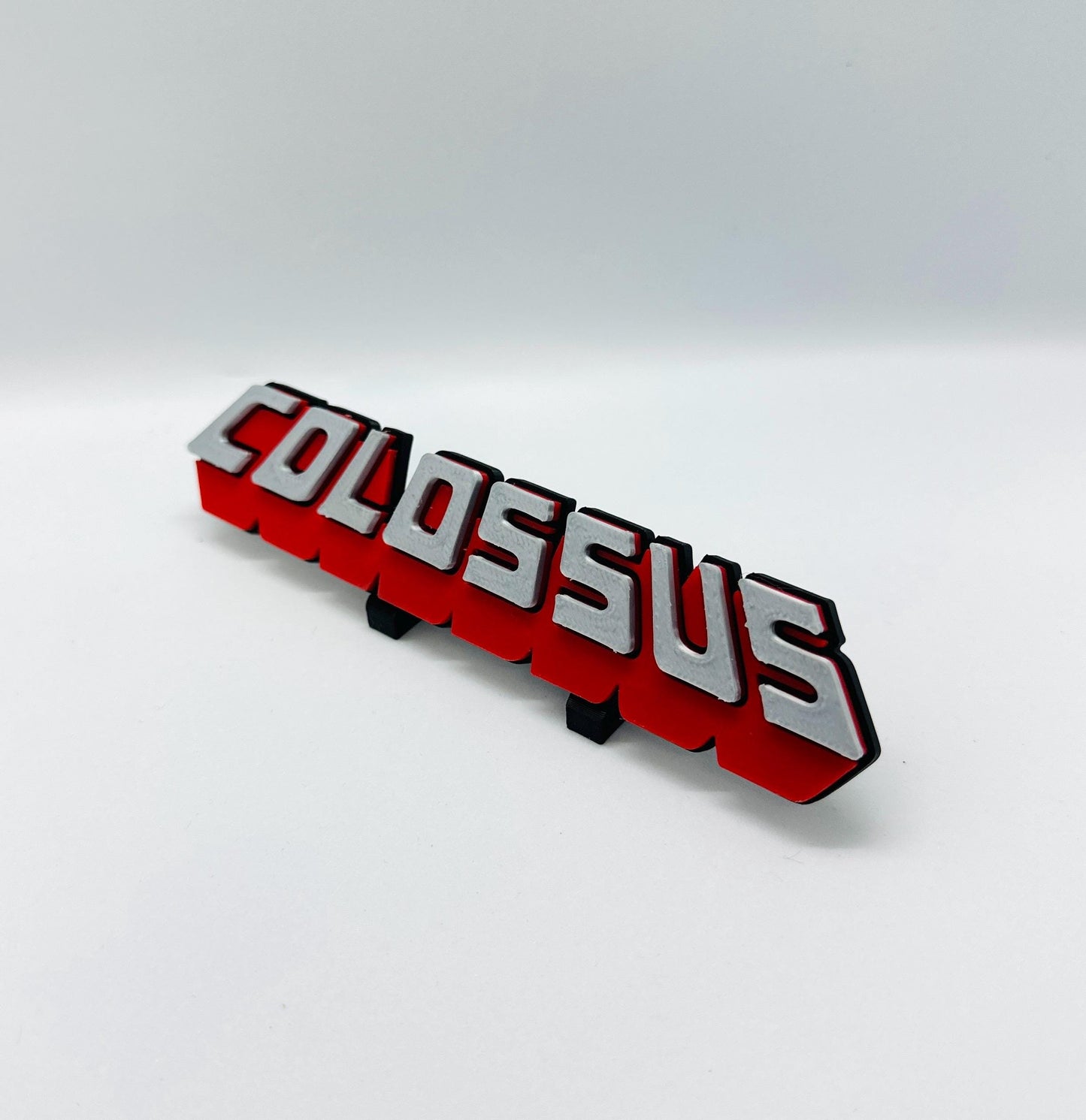 Colossus XMEN 3D Logo Display for Marvel Legends Action Figures, LEGO, Comics, and More. +Stand