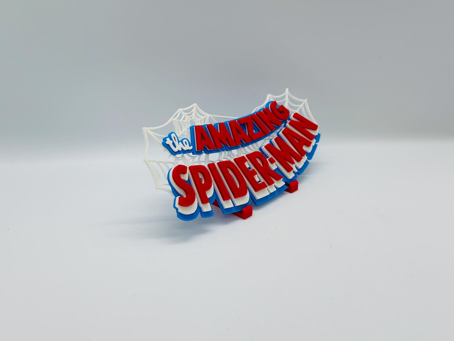 The amazing Spider-Man 3D Logo Display.