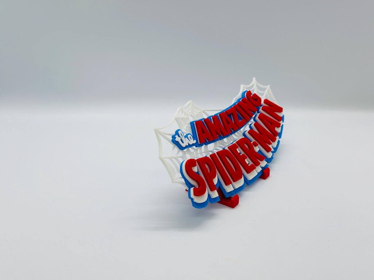 The amazing Spider-Man 3D Logo Display.