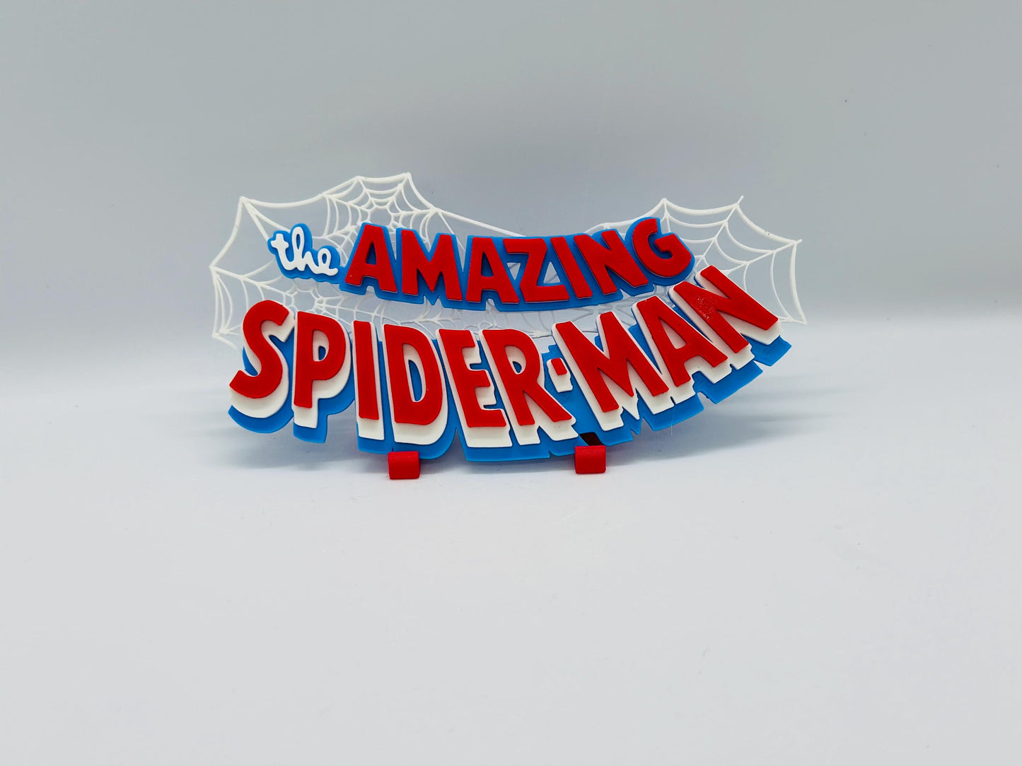 The amazing Spider-Man 3D Logo Display.
