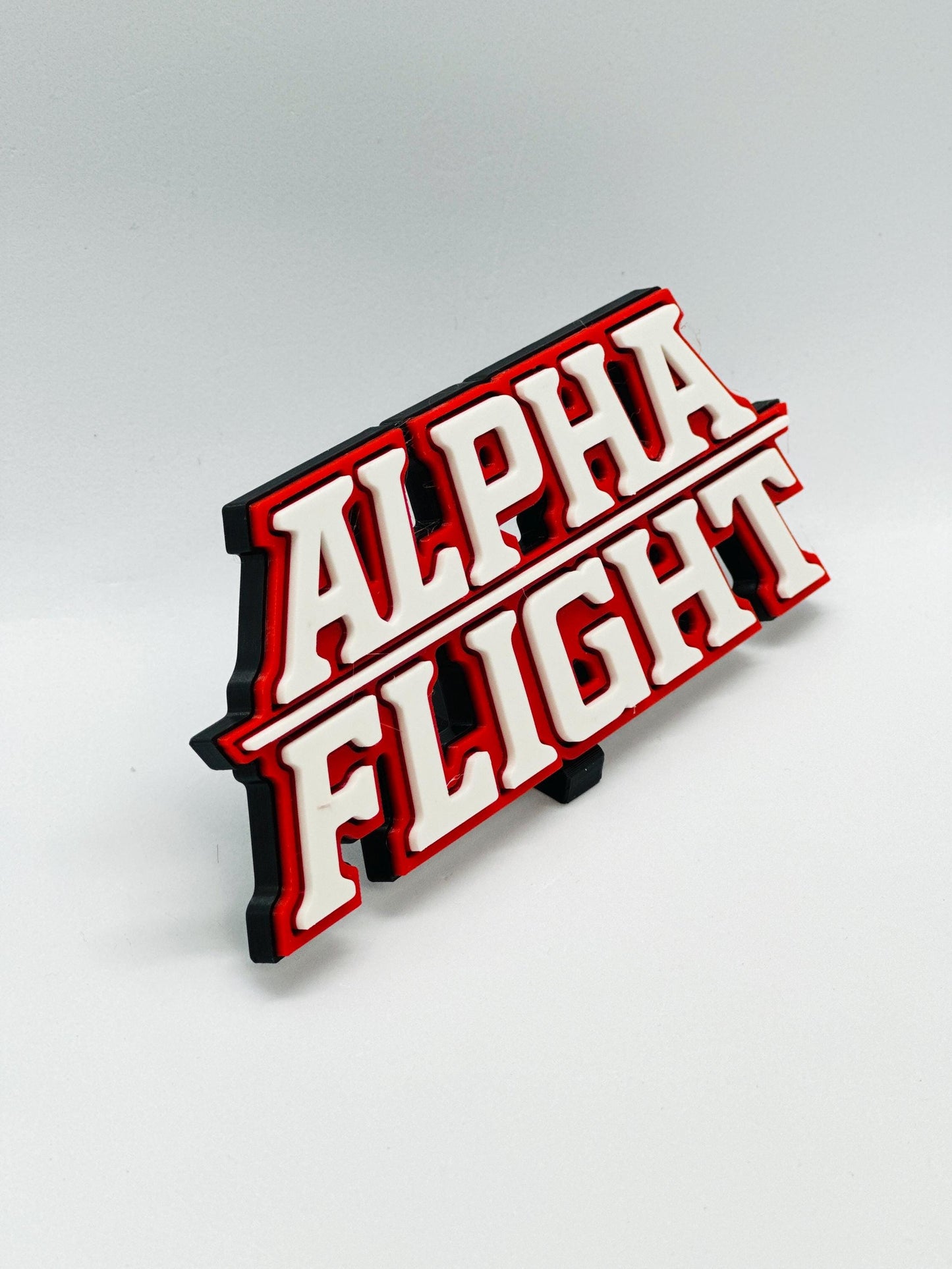 Alpha Flight 3D Logo Display for Marvel Legends Action Figures, LEGO, Comics, and More.