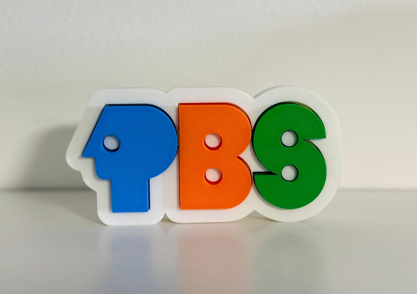 PBS 3D Logo Display.