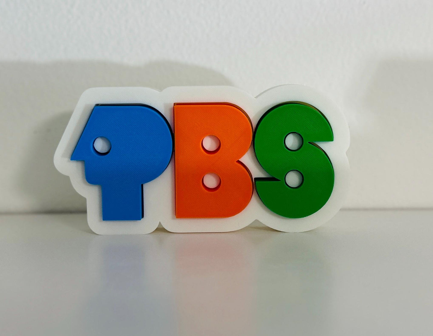 PBS 3D Logo Display.