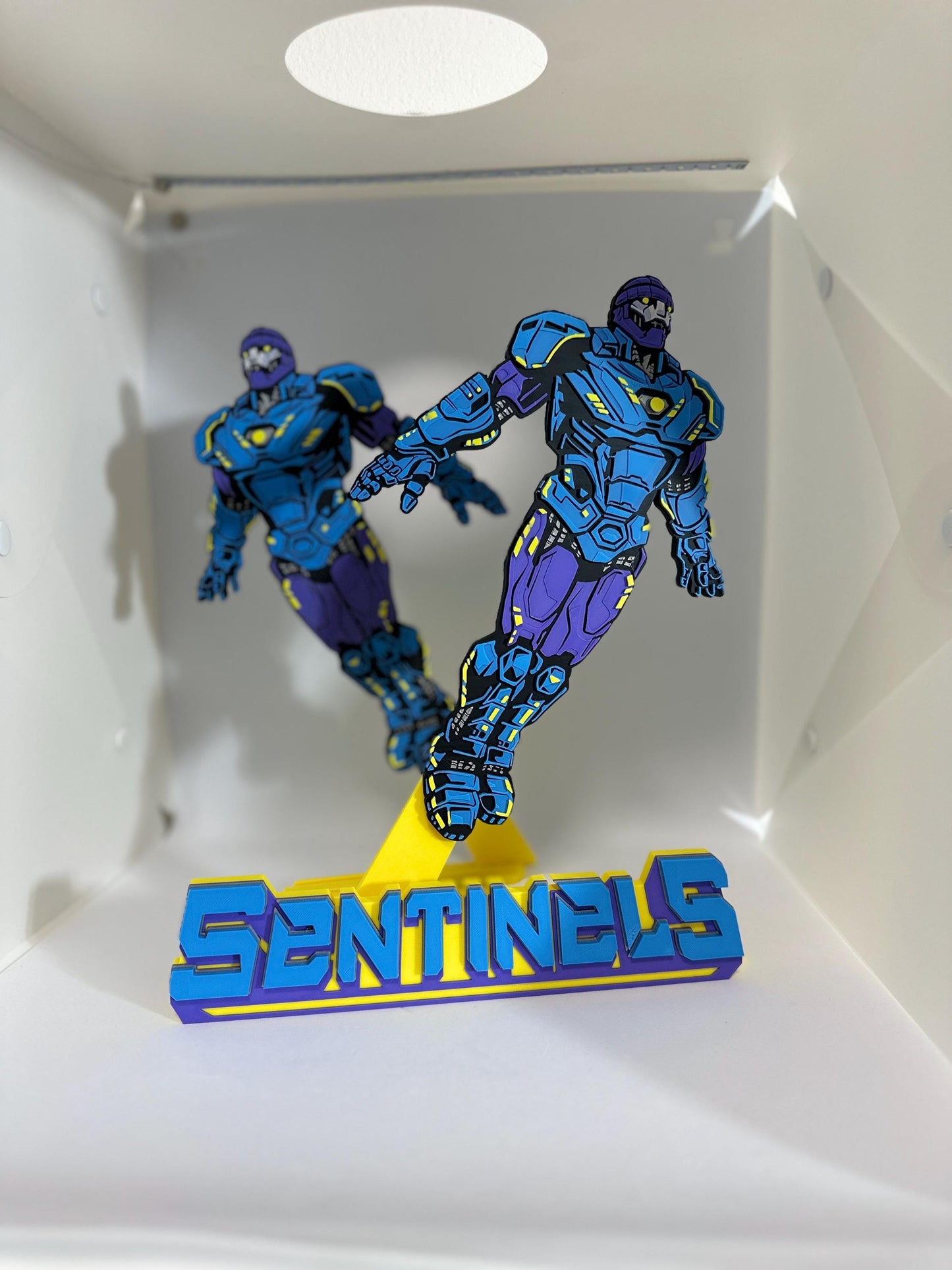 Sentinels 3D Artwork and 3D Logo Display. - 14x8 inches Artwork
