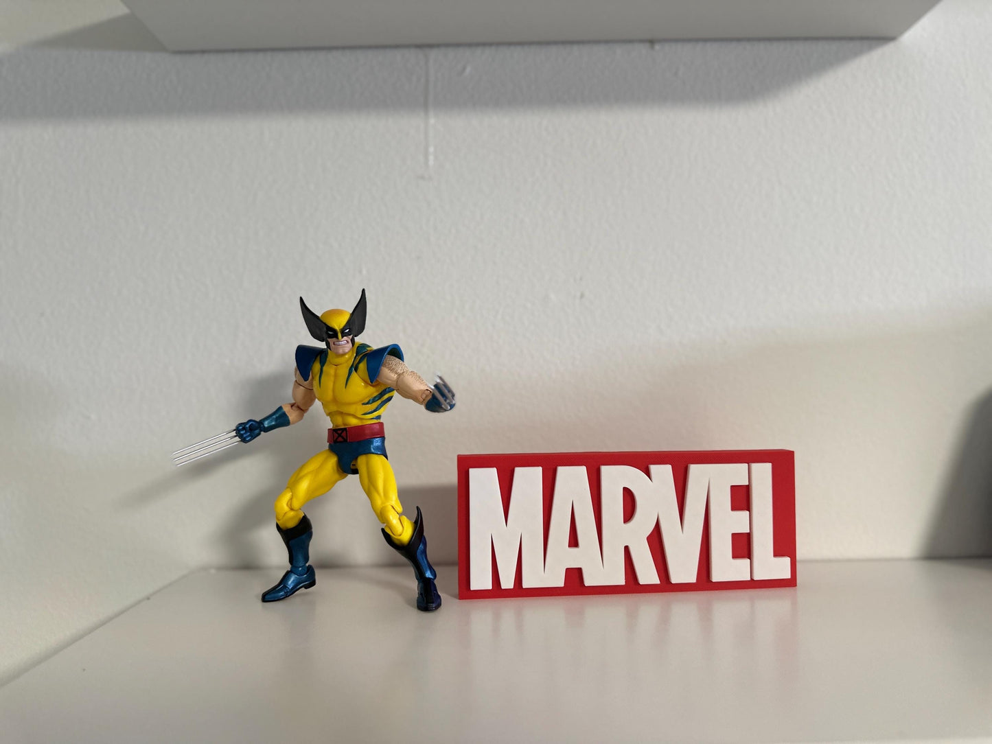 Marvel 3D Logo Display.