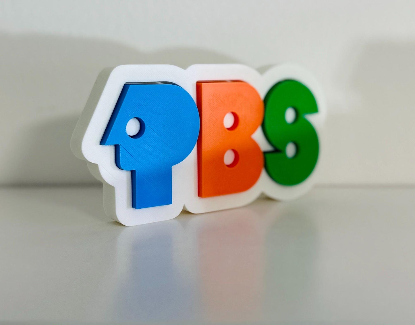 PBS 3D Logo Display.