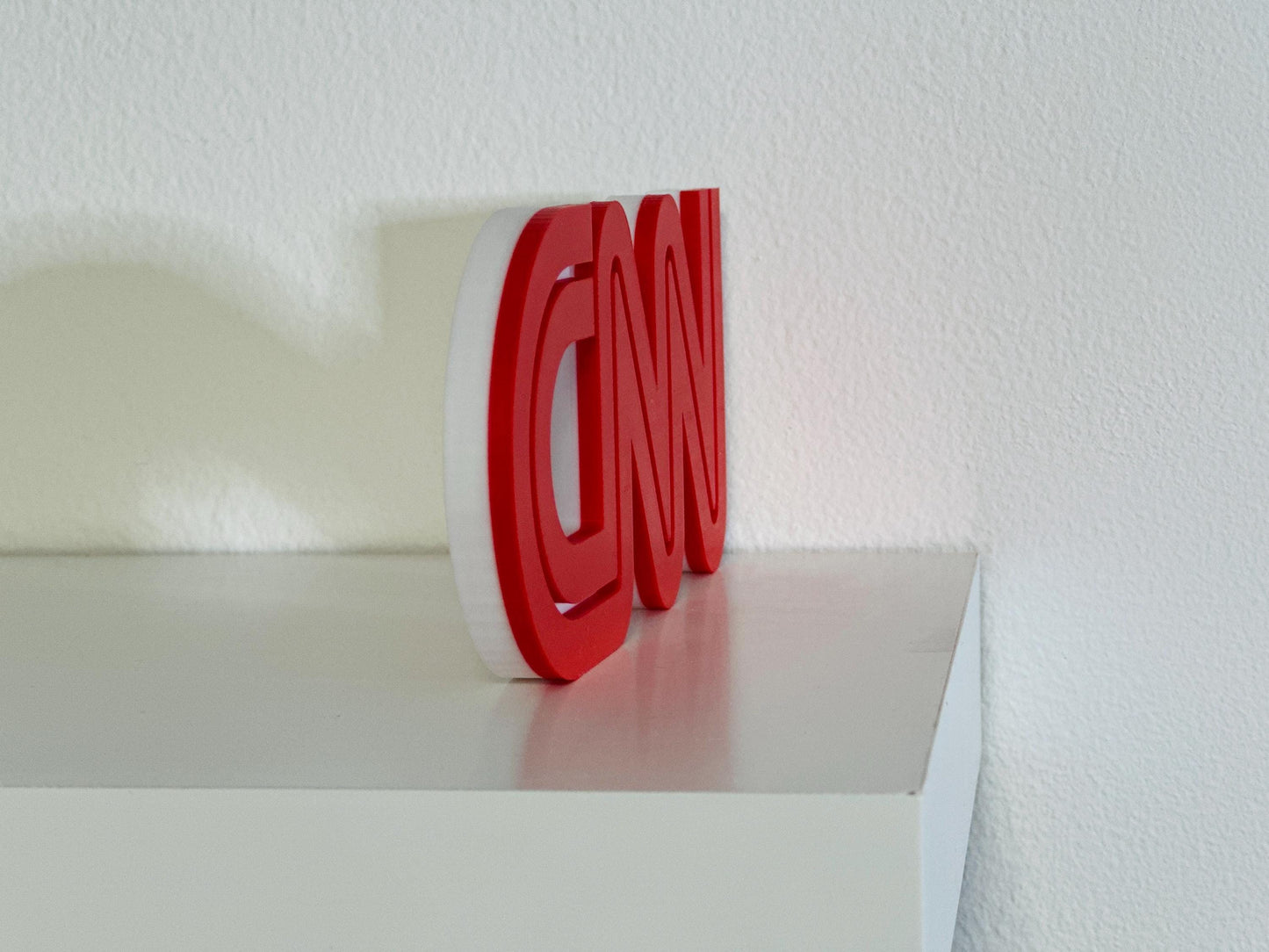 CNN news 3D Logo Display.