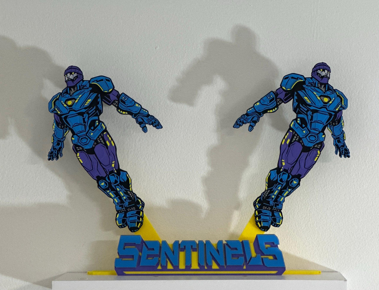 Sentinels 3D Artwork and 3D Logo Display. - 14x8 inches Artwork