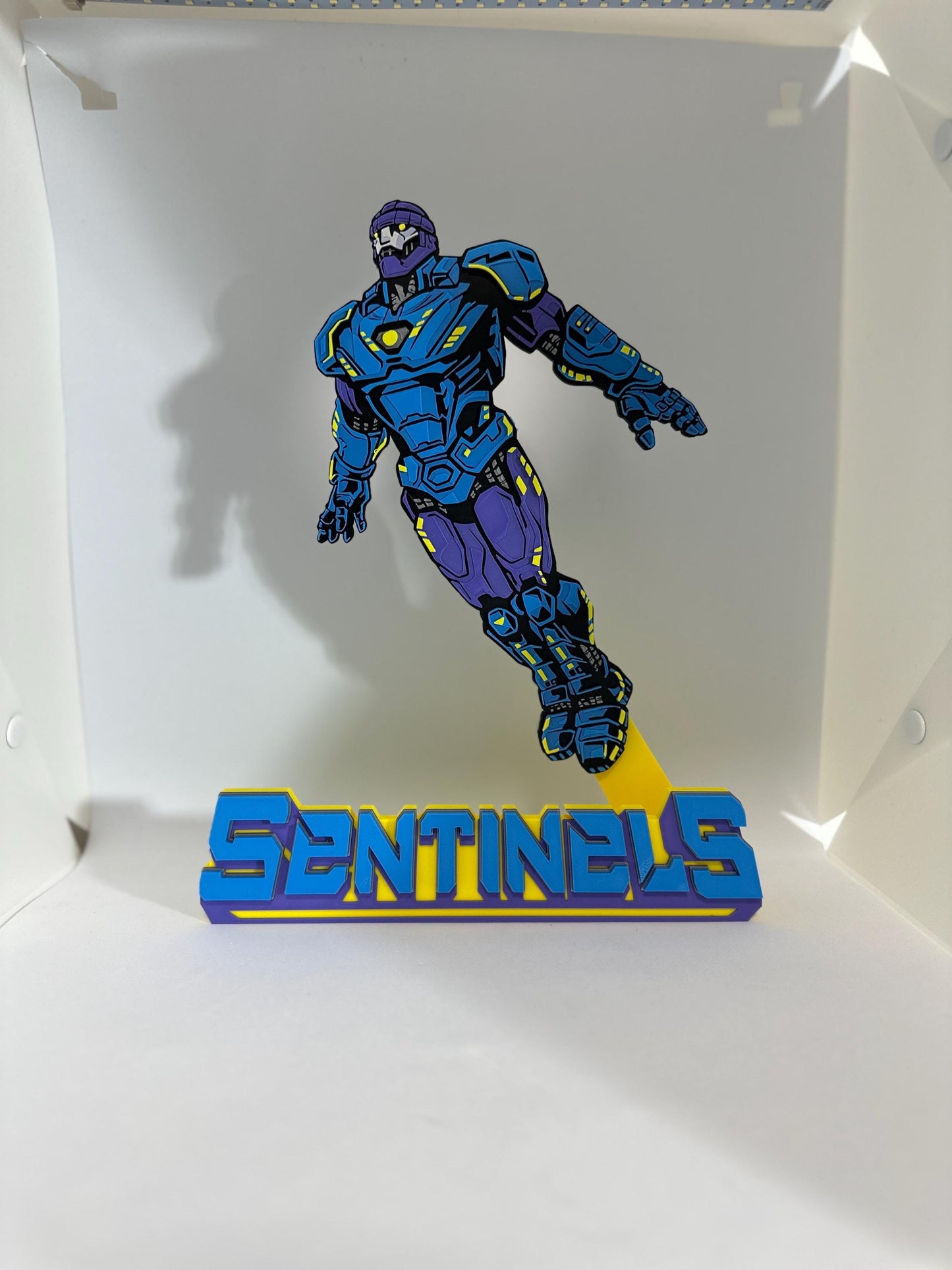 Sentinels 3D Artwork and 3D Logo Display. - 14x8 inches Artwork