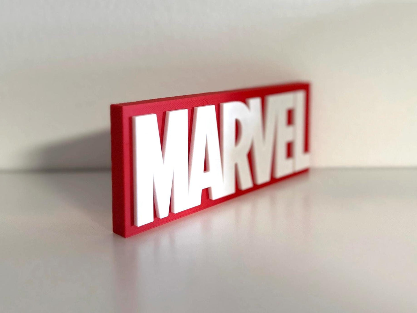 Marvel 3D Logo Display.
