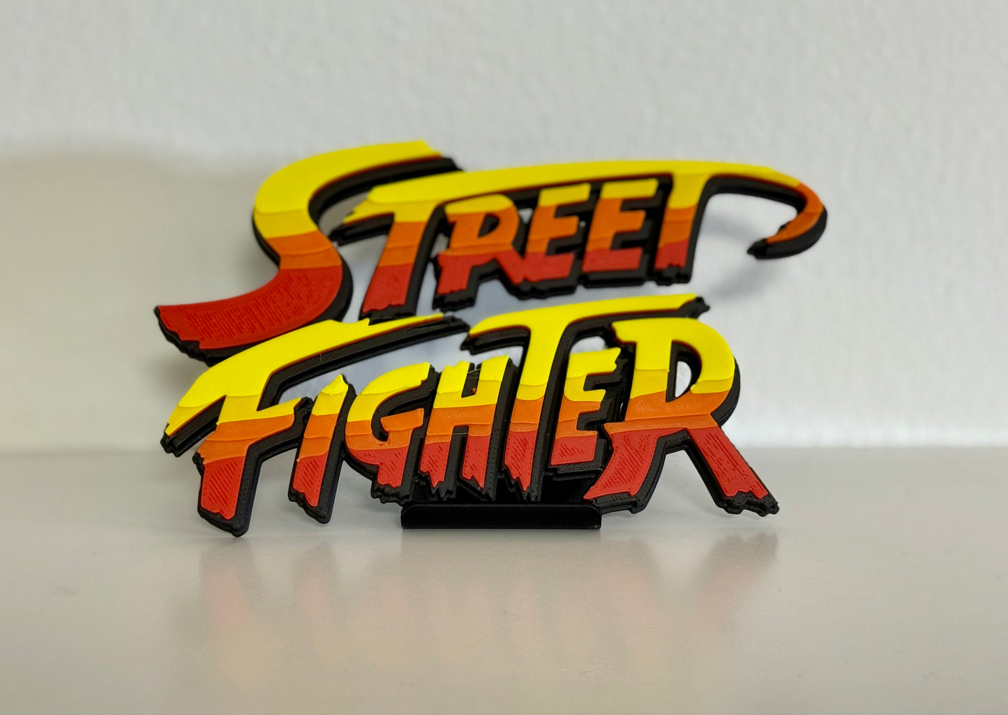 Street Fighter classic logo 6x4 inches