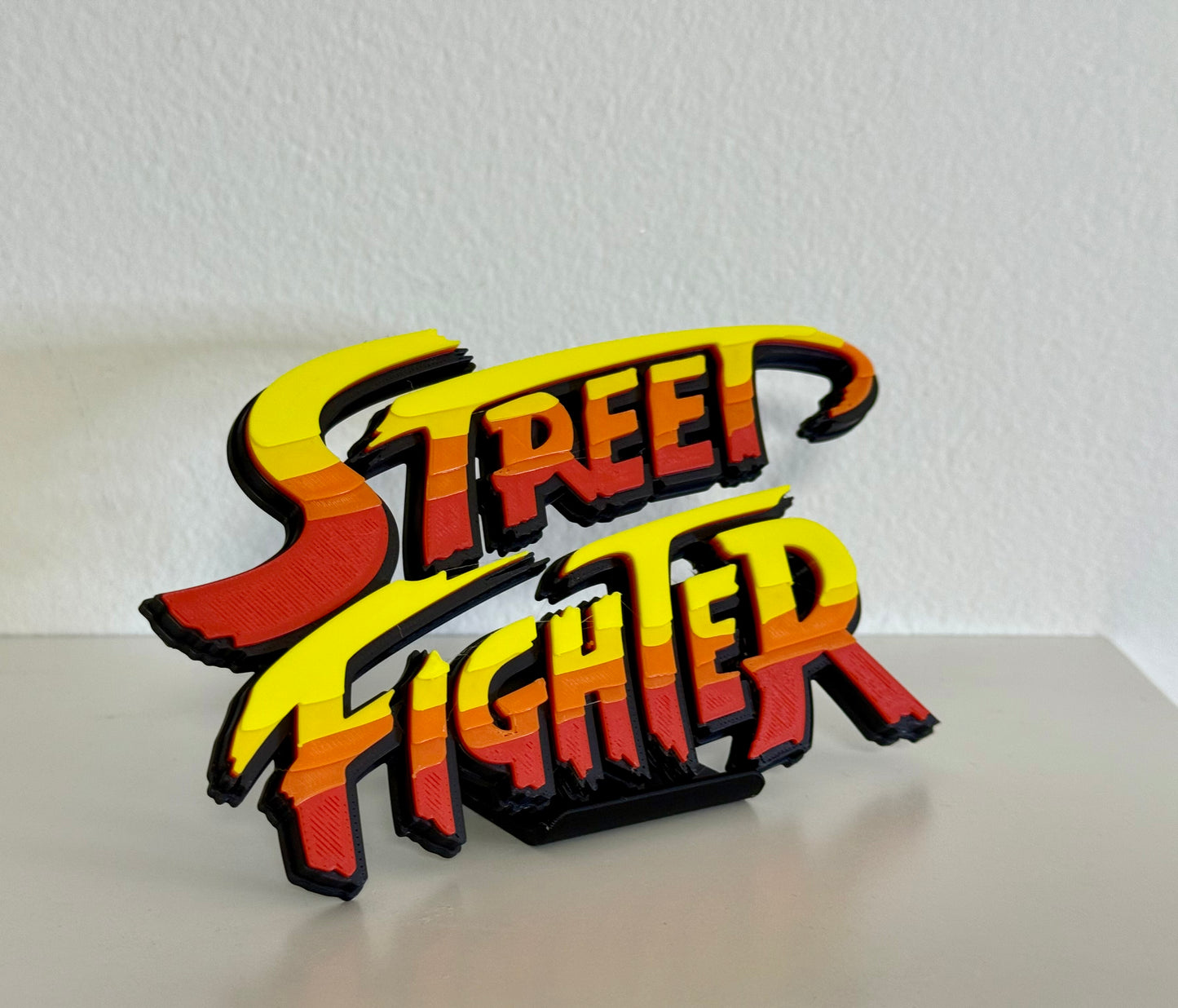Street Fighter classic logo 6x4 inches