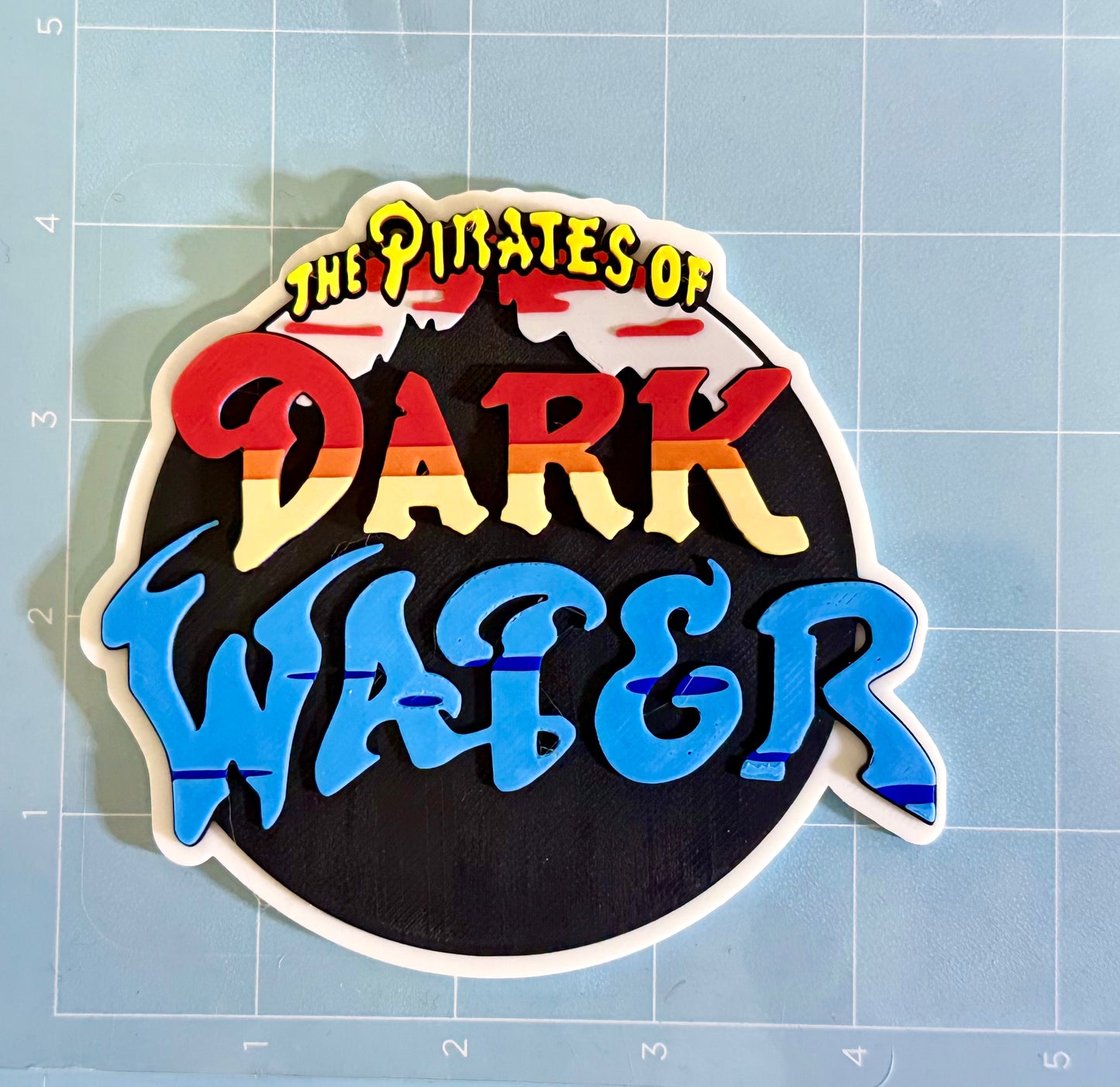 (5 logos ) GI JOE Extreme + Captain Planet + Bucky O’hare + Pirates of the Dark Water + Toxic Crusaders + Logo Stands