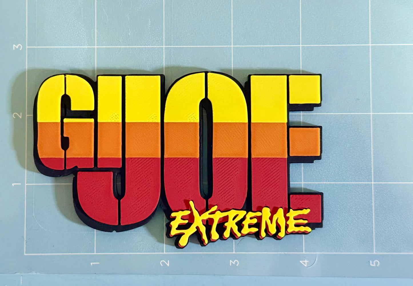 (5 logos ) GI JOE Extreme + Captain Planet + Bucky O’hare + Pirates of the Dark Water + Toxic Crusaders + Logo Stands