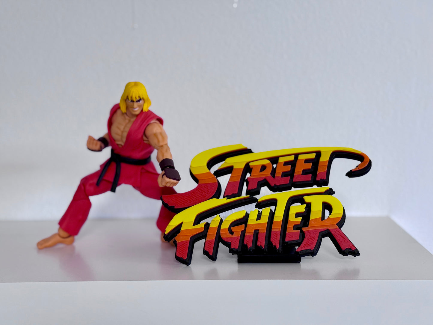 Street Fighter classic logo 6x4 inches