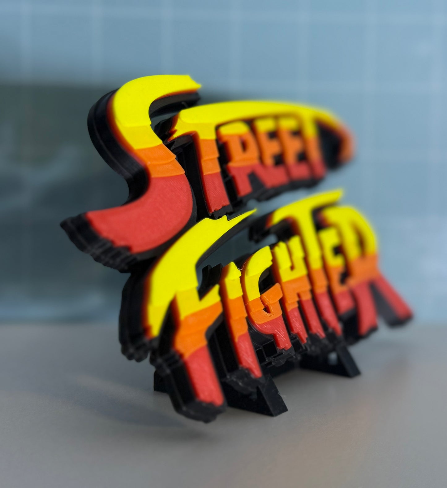 Mortal kombat and street fighter 2 logos.