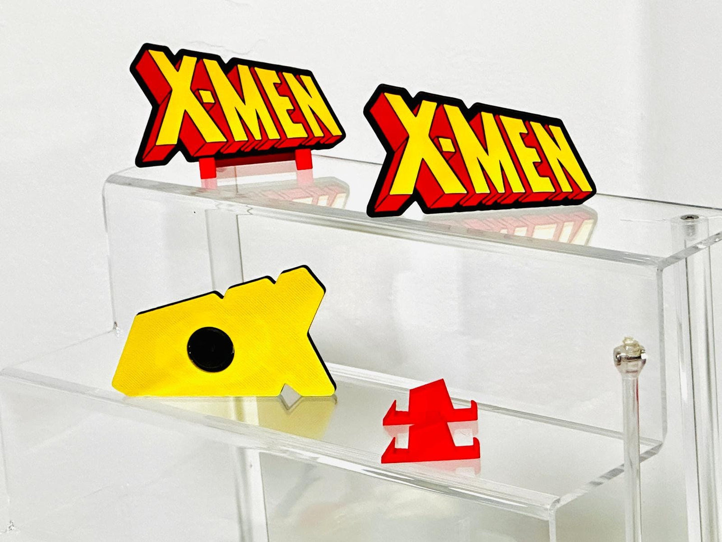 XMEN 97  3D +Magnetic Logo Display for Marvel Legends Action Figures, LEGO, Comics, and More.