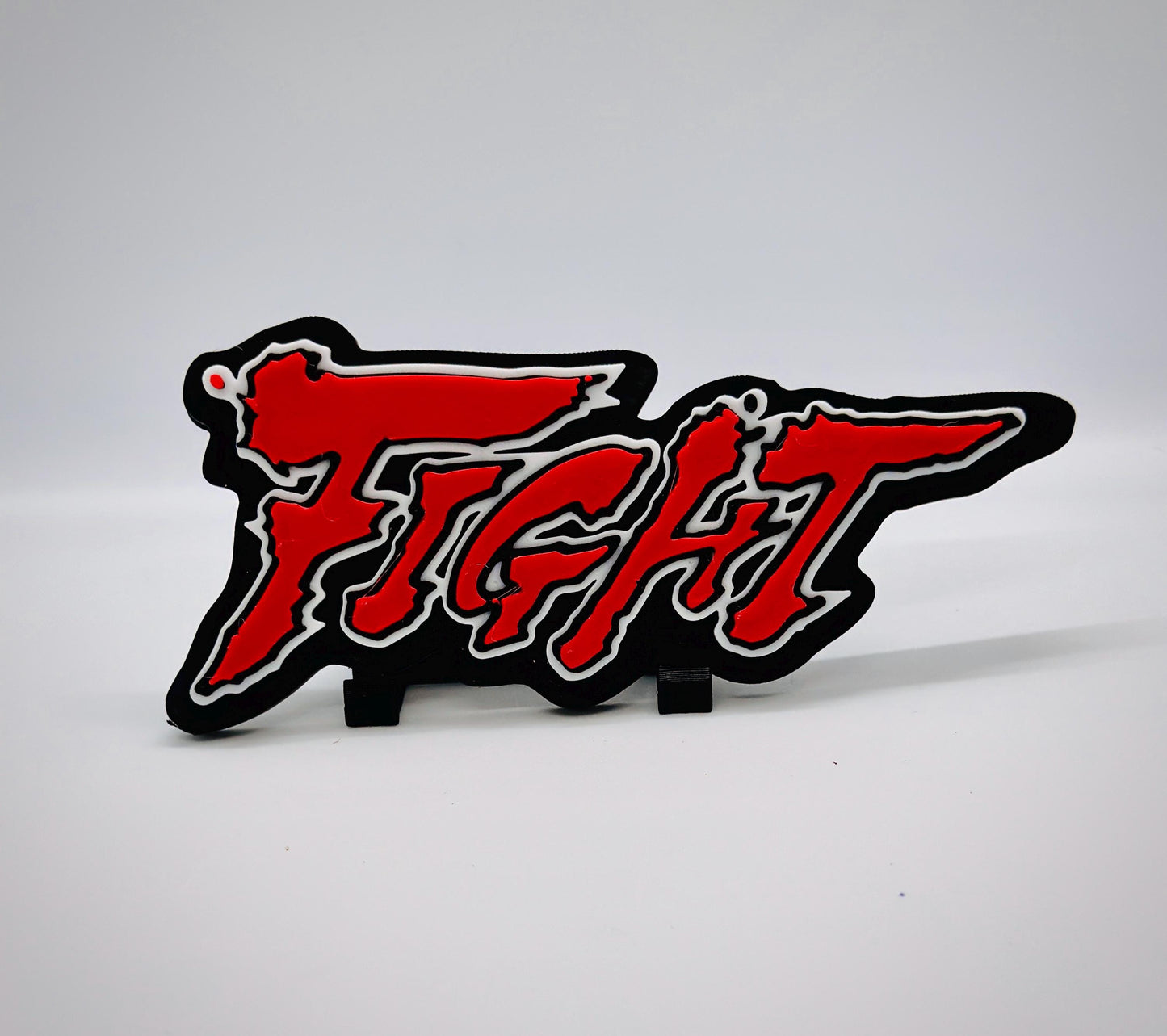 Fight  based on Street Fighter 3D Logo  Display for marvel legends, Lego, funk pop and more.