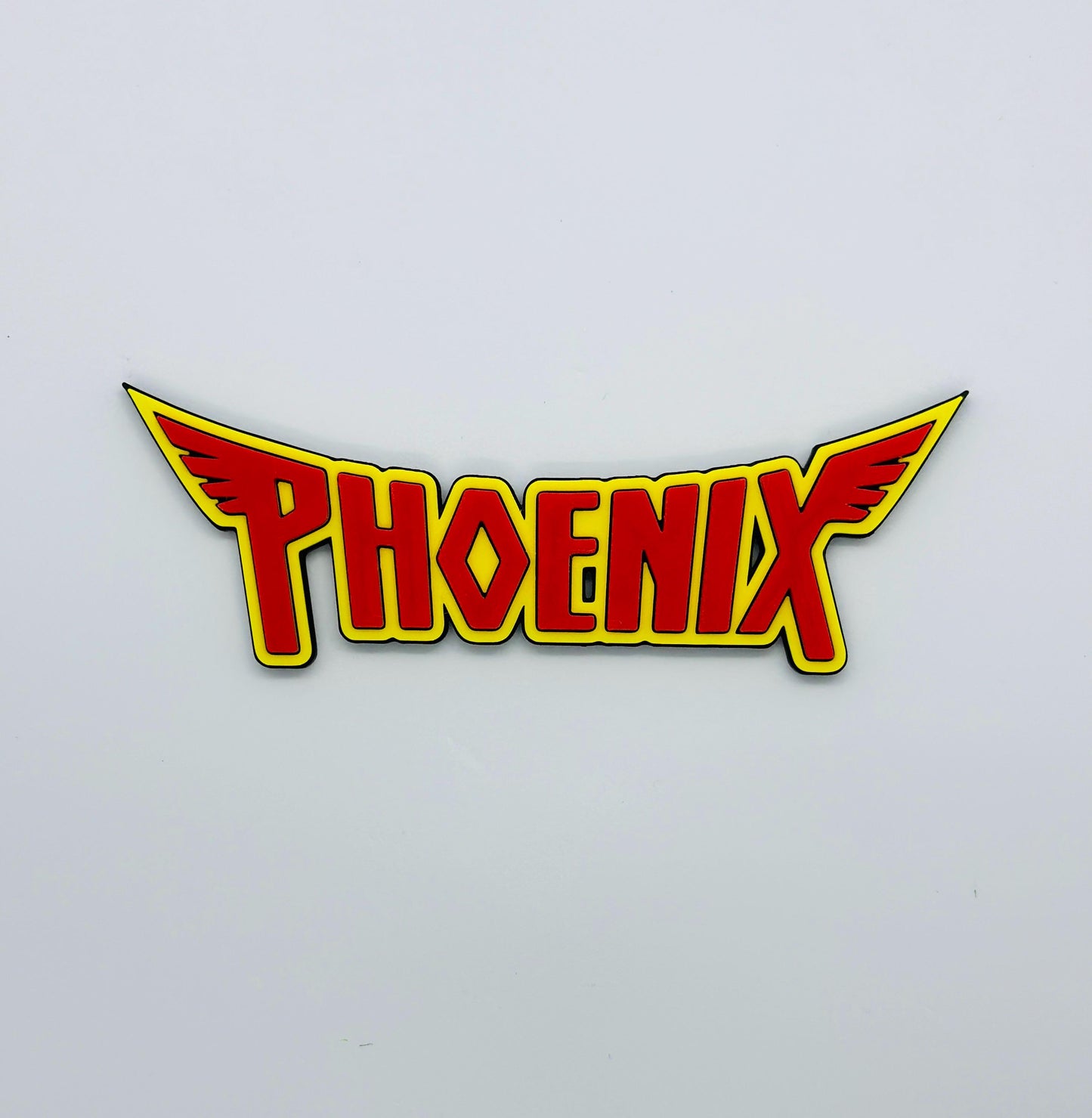 Phoenix XMEN 3D Logo Display for Marvel Legends Action Figures, LEGO, Comics, and More. +Stand