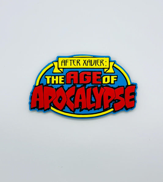 Age of Apocalypse XMEN 3D Logo Display for Marvel Legends Action Figures, LEGO, Comics, and More. +Stand