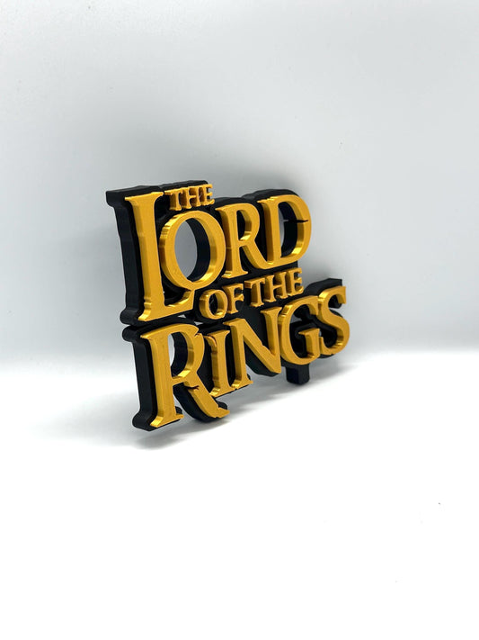 Lord of the Rings  3D Logo  Display  Sign Board Logo.