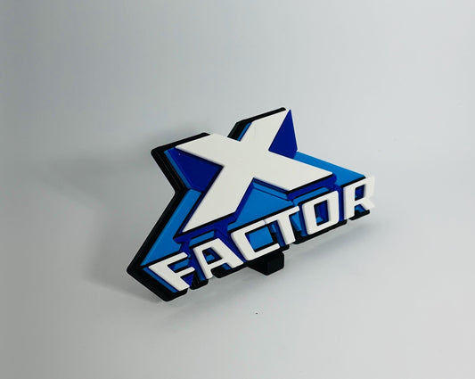X-Factor 3D + Magnetic Logo Display for Marvel Legends Action Figures - around  5 Inches Horizontal