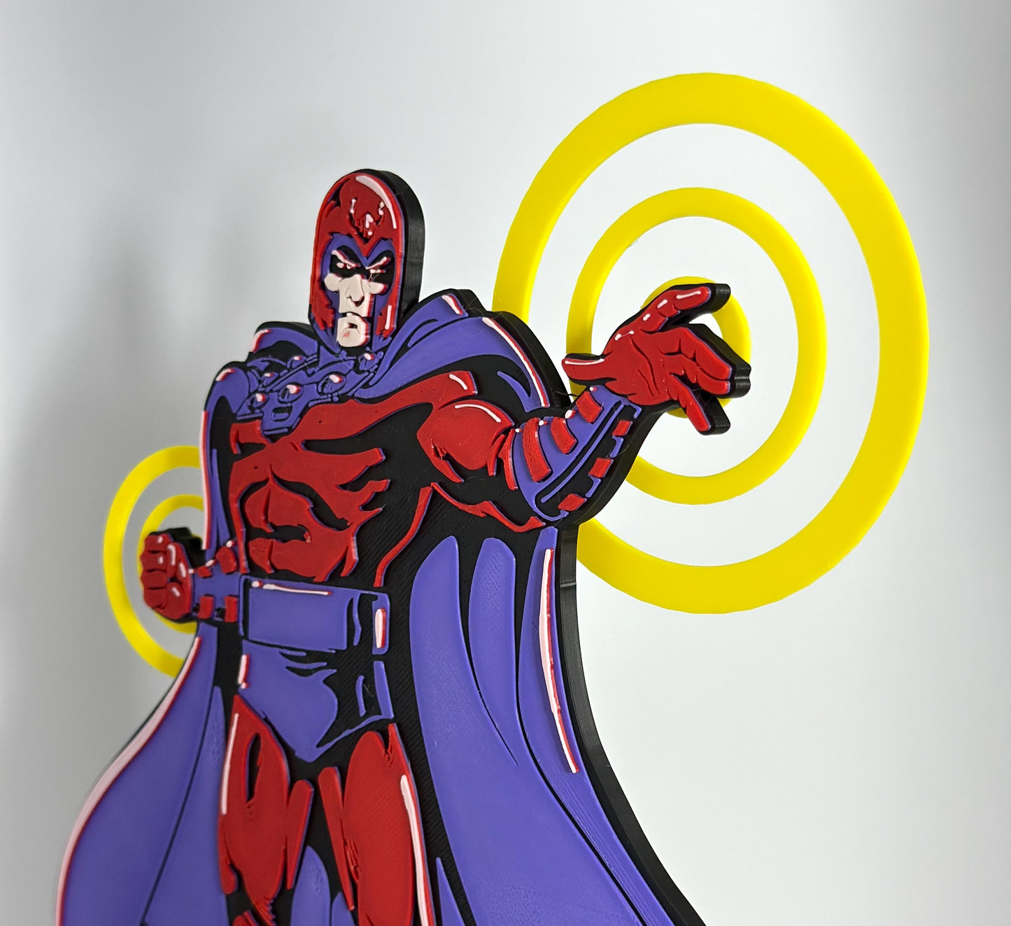 Magneto 3D Artwork and 3D +Magnetic Logo Display. - 14x8 inches Artwork