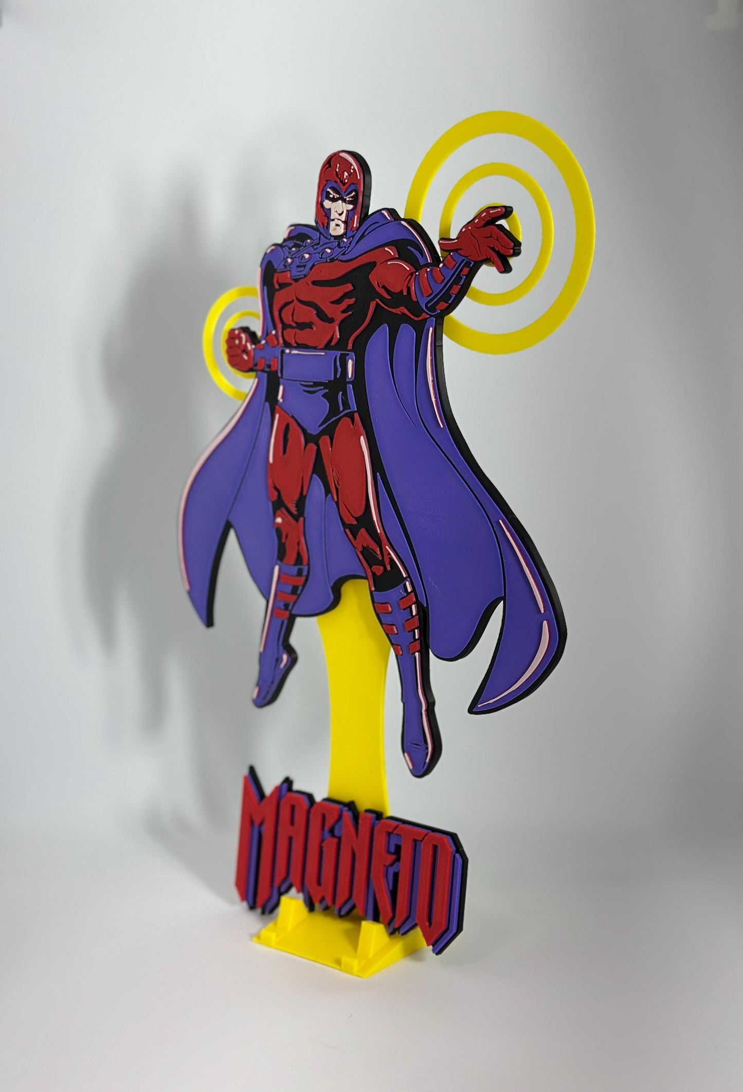 Magneto 3D Artwork and 3D +Magnetic Logo Display. - 14x8 inches Artwork