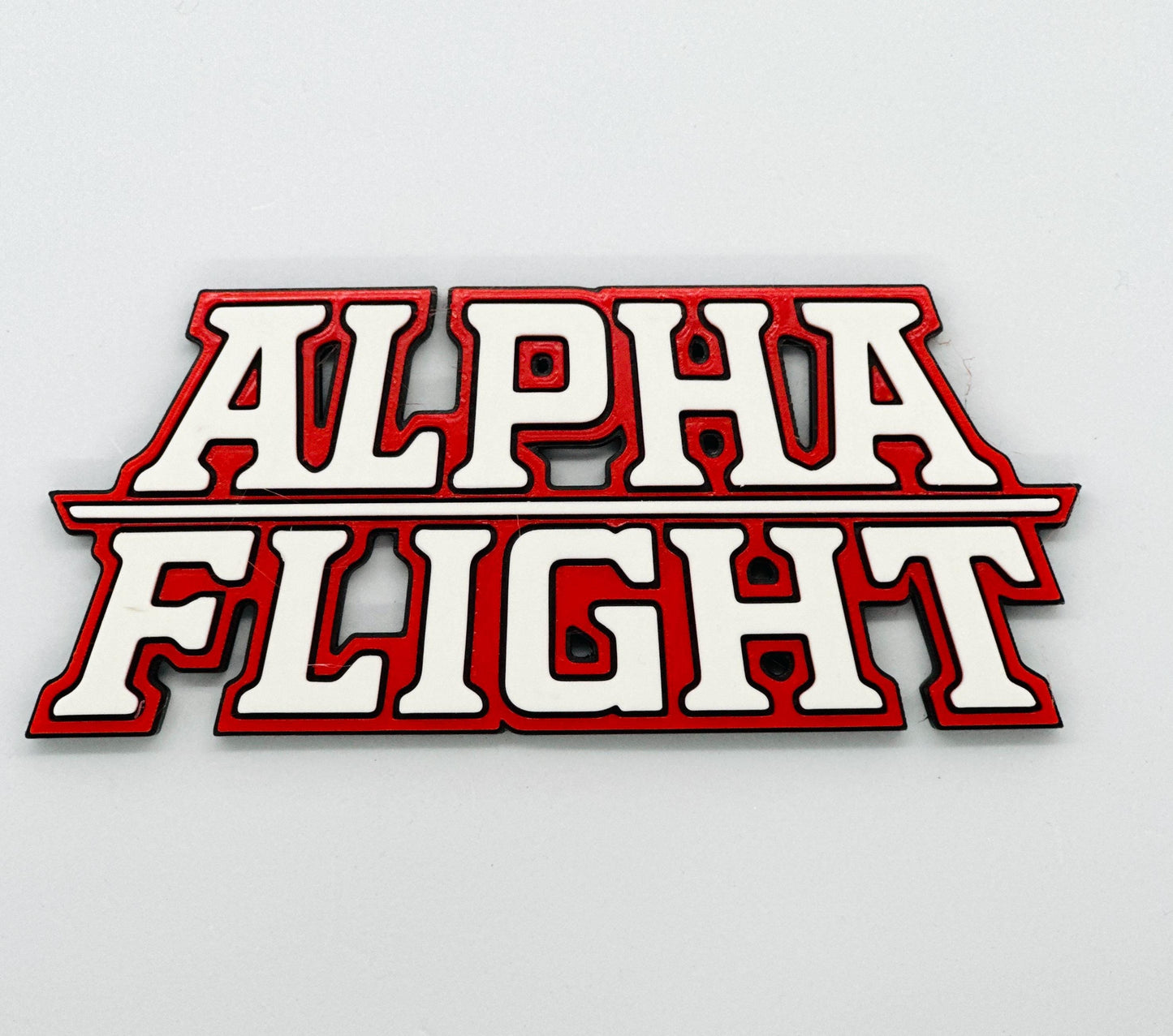 Alpha Flight 3D Logo Display for Marvel Legends Action Figures, LEGO, Comics, and More.