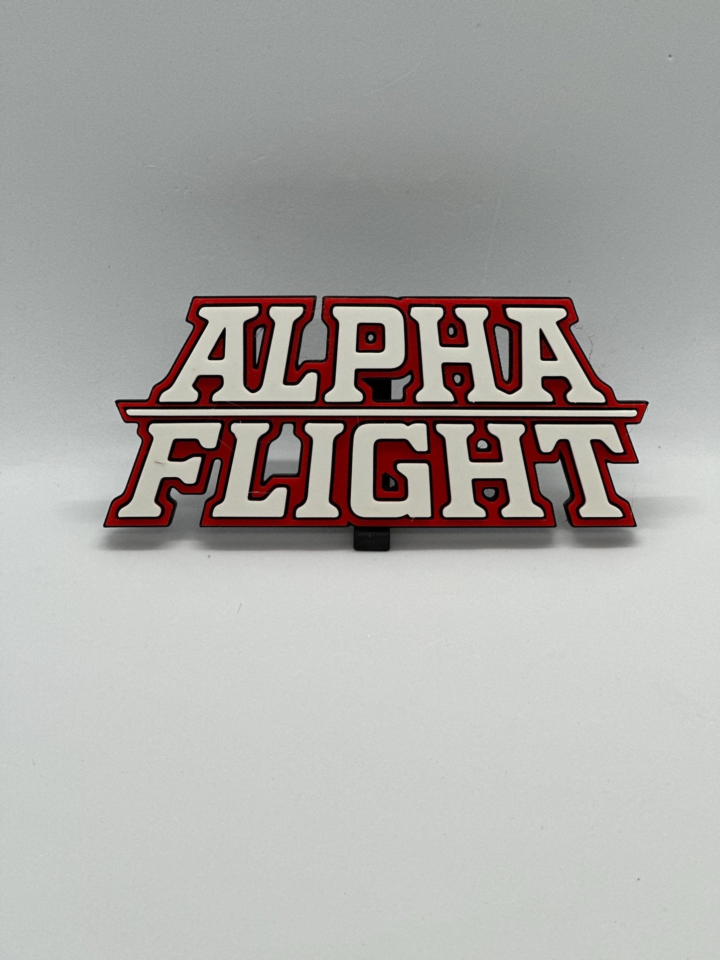 Alpha Flight 3D Logo Display for Marvel Legends Action Figures, LEGO, Comics, and More.