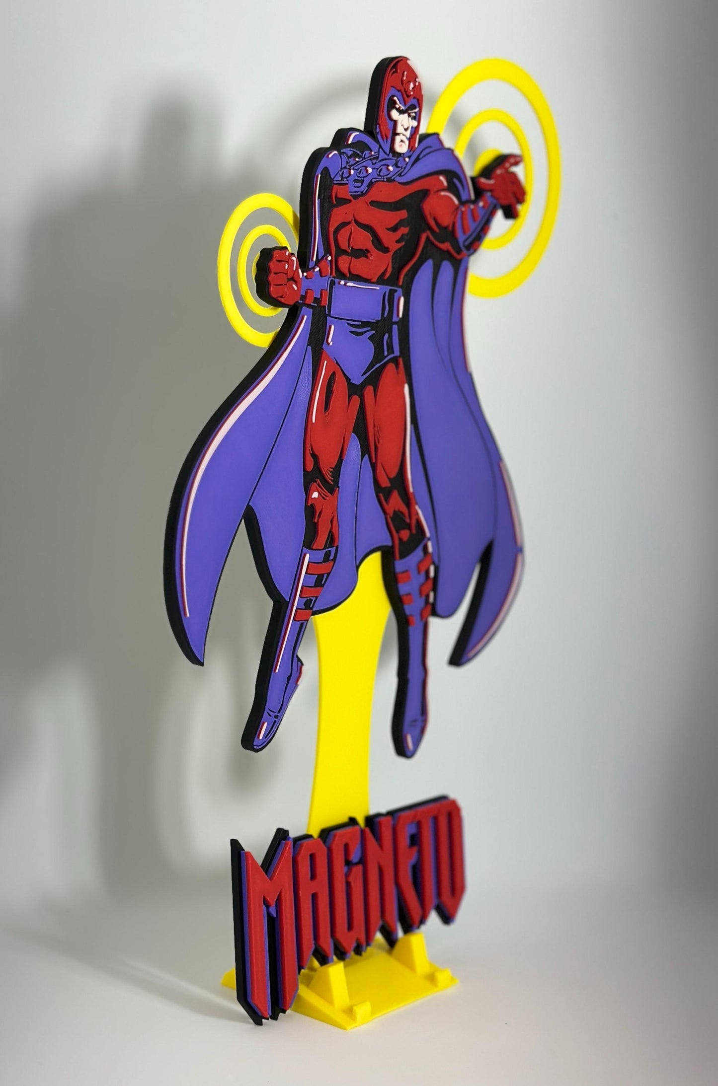 Magneto 3D Artwork and 3D +Magnetic Logo Display. - 14x8 inches Artwork