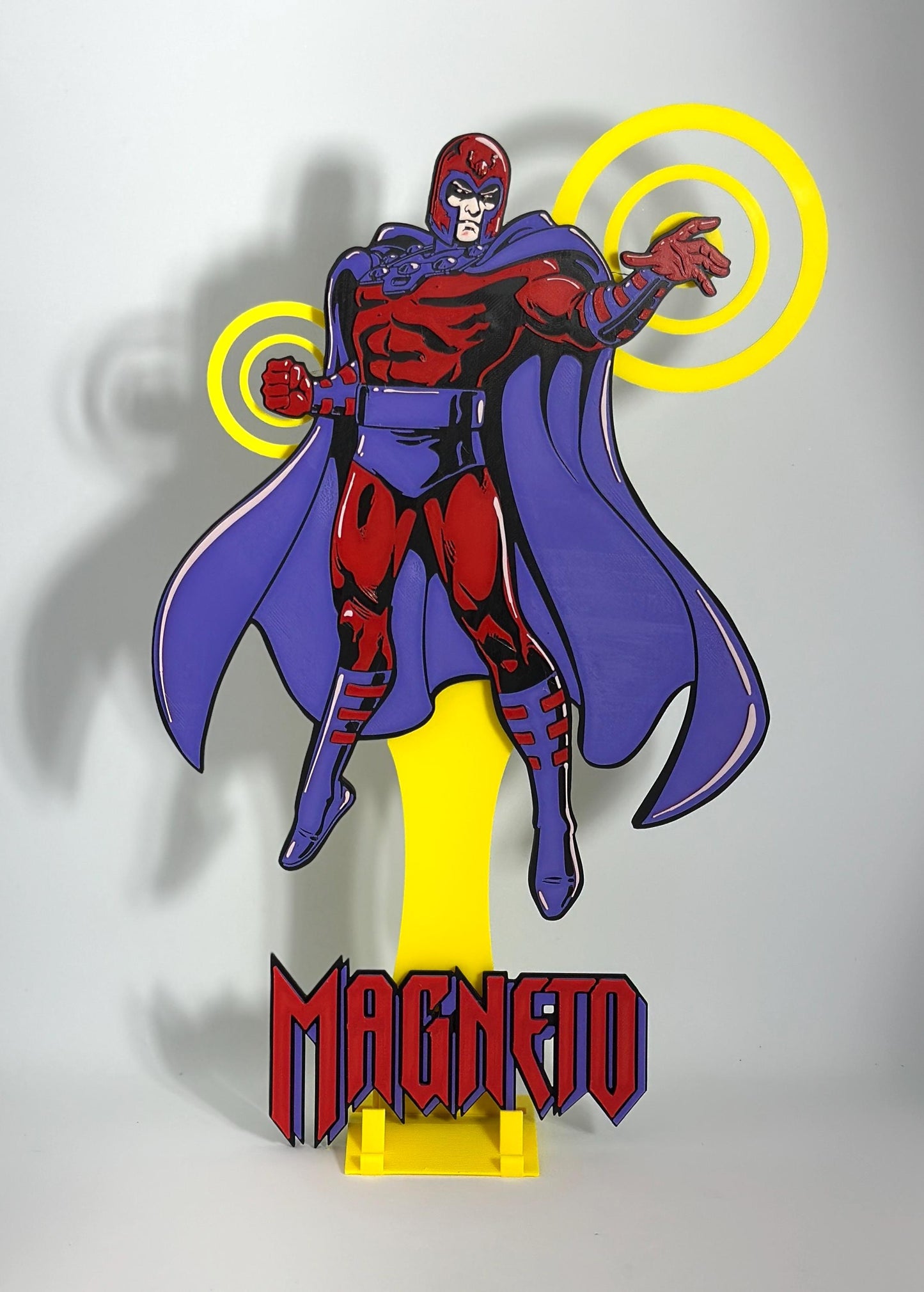 Magneto 3D Artwork and 3D +Magnetic Logo Display. - 14x8 inches Artwork