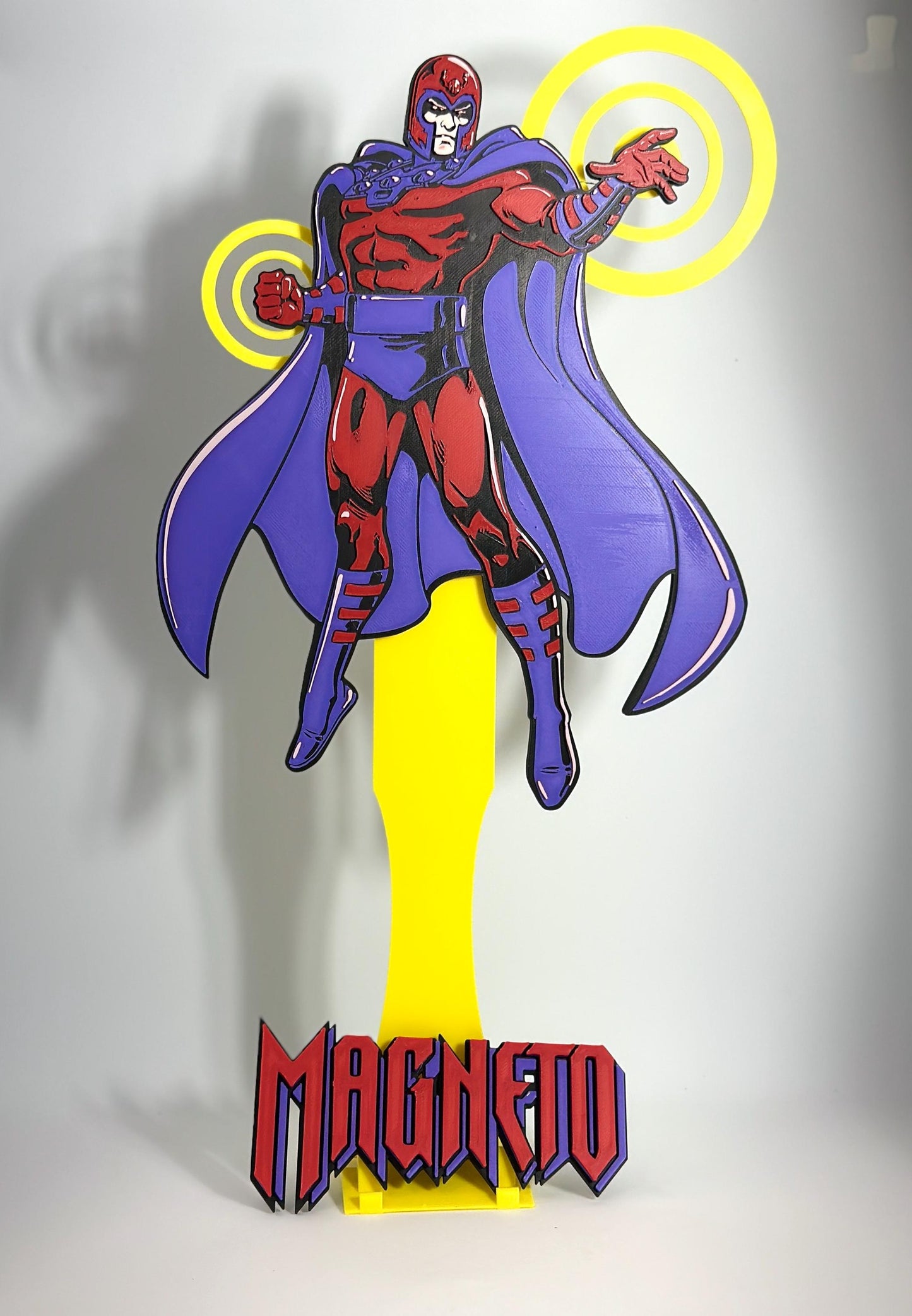 Magneto 3D Artwork and 3D +Magnetic Logo Display. - 14x8 inches Artwork