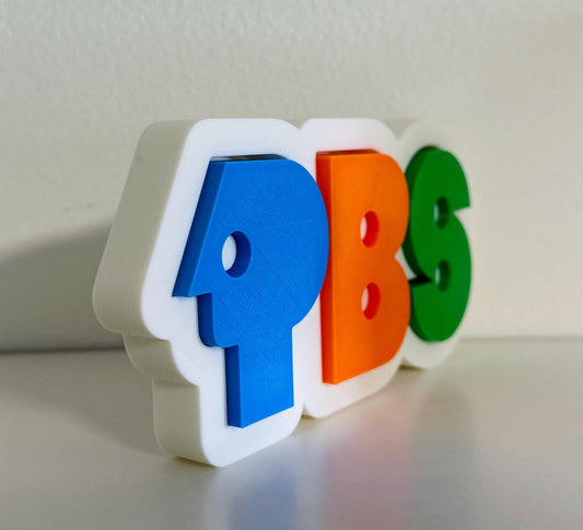 PBS  3D Logo Display.
