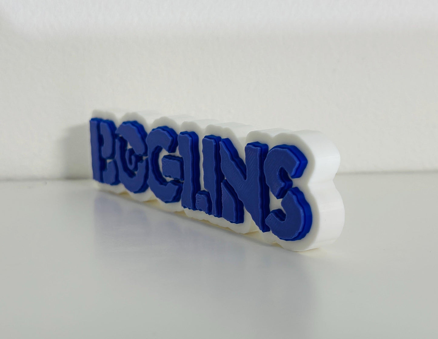 Boglins  3D Logo Display.