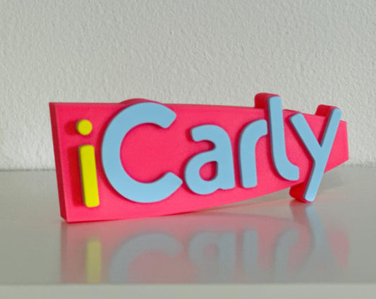 i Carly  3D Logo Display.