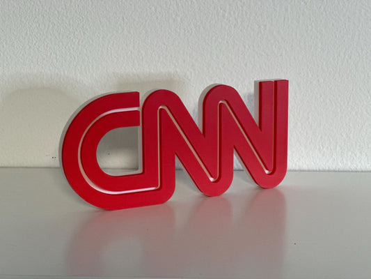 CNN news  3D Logo Display.