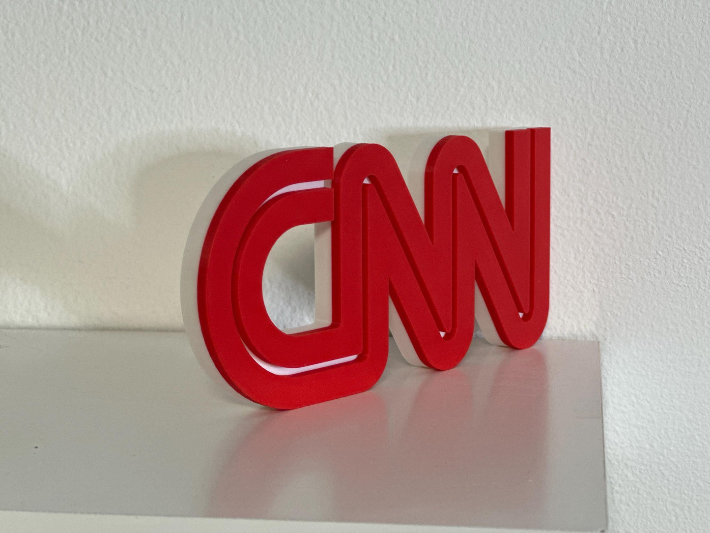 CNN news  3D Logo Display.
